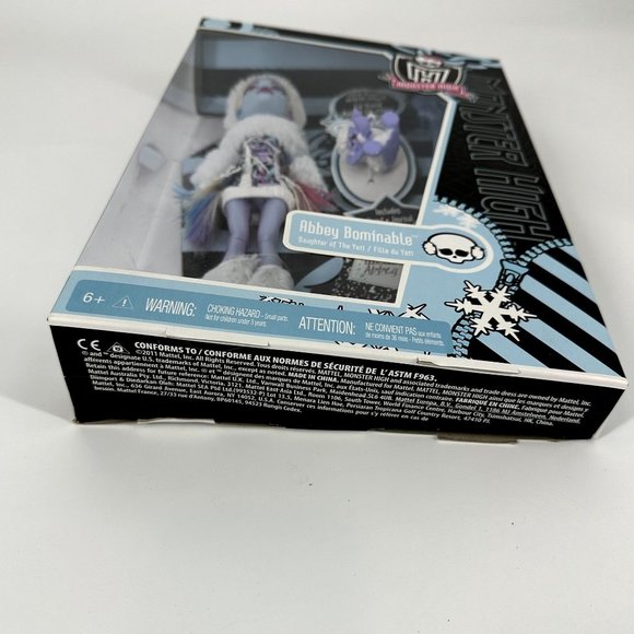 Monster High Abbey Bominable Daughter of the Yeti First Wave Rare - Picture 6 of 11